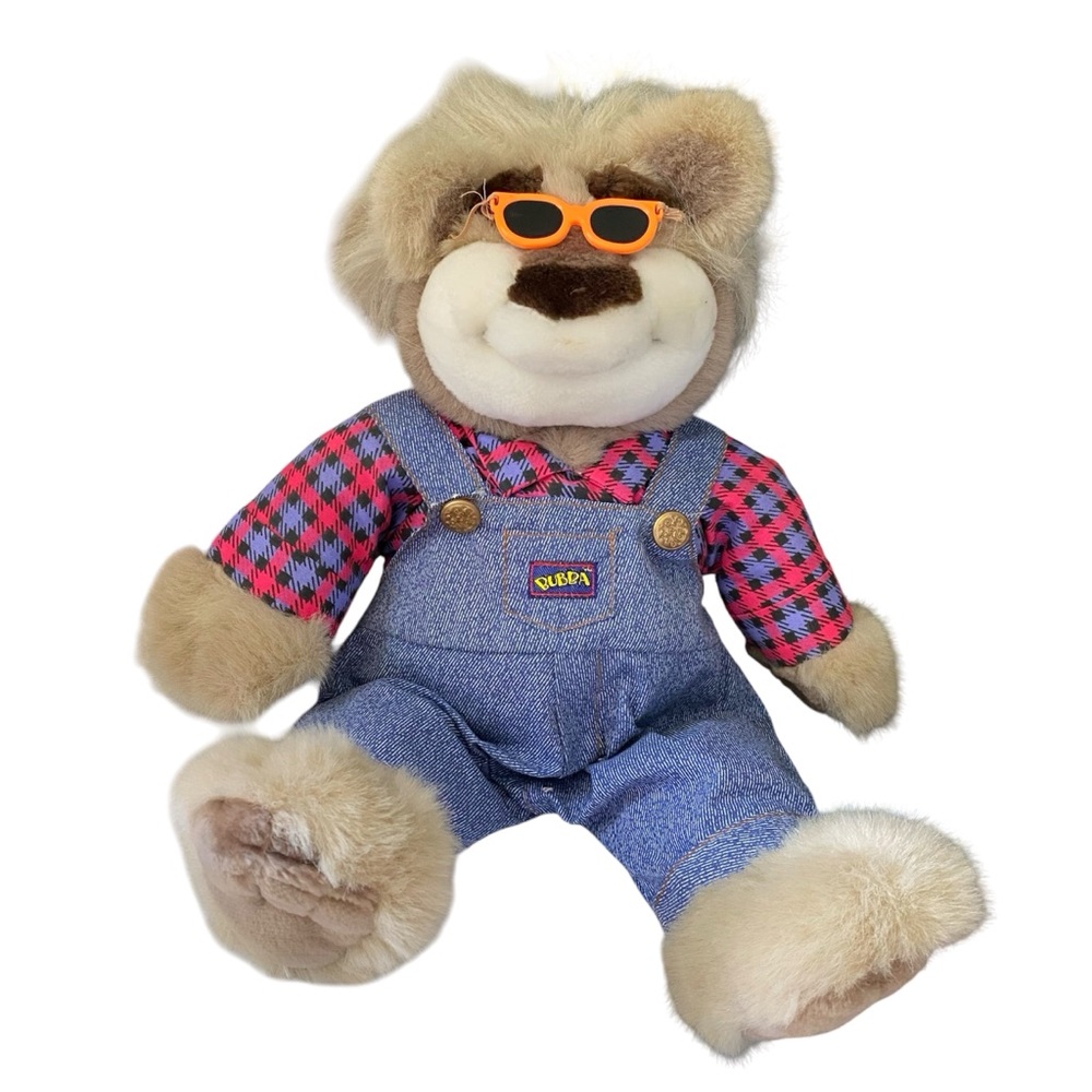 Vintage 1997 Real Talkin Bubba Bear Plush